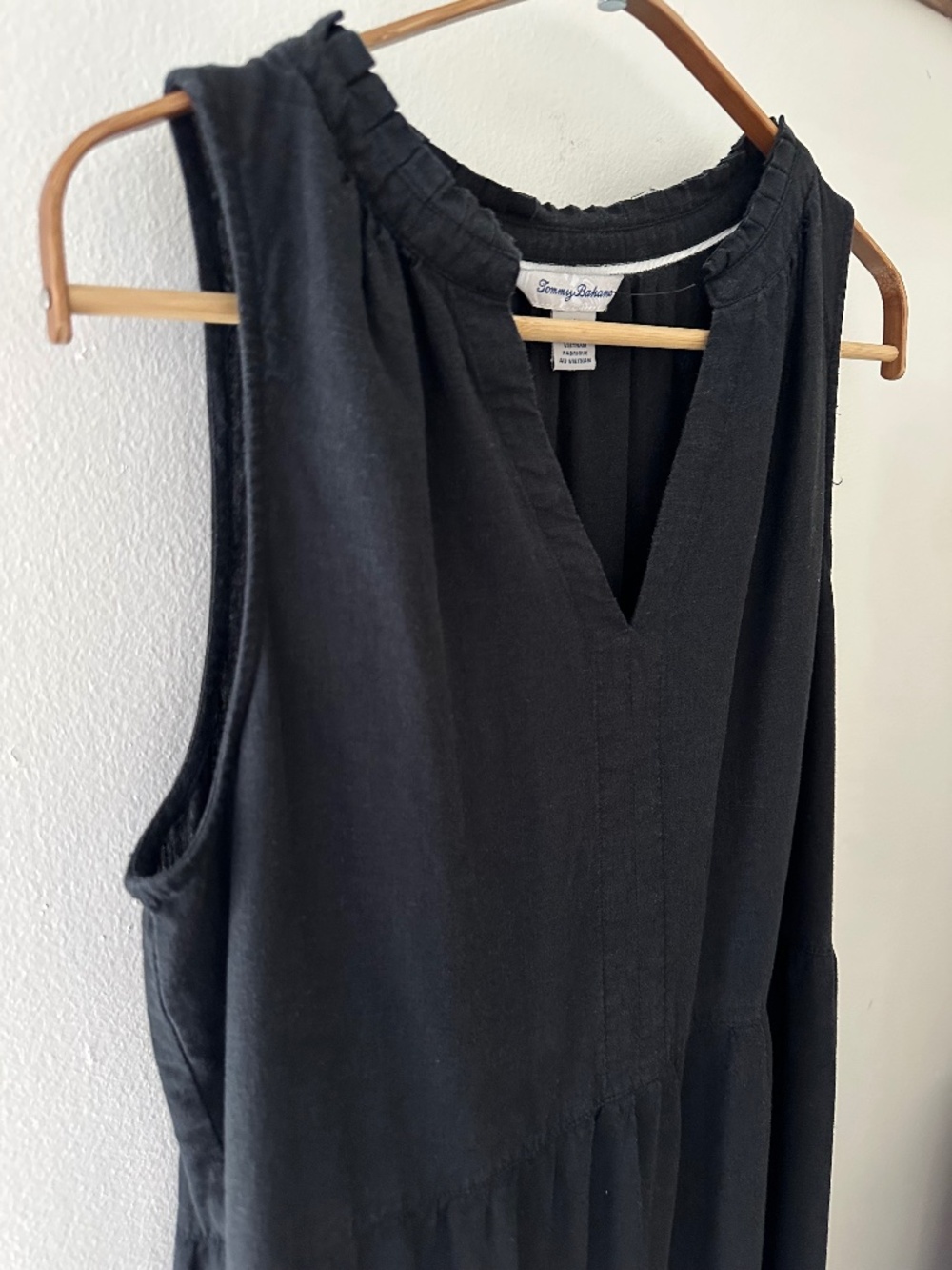 Tommy Bahama Linen/cotton Tiered Maxi Dress